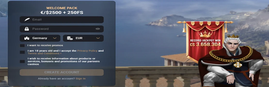 King Billy Casino Online